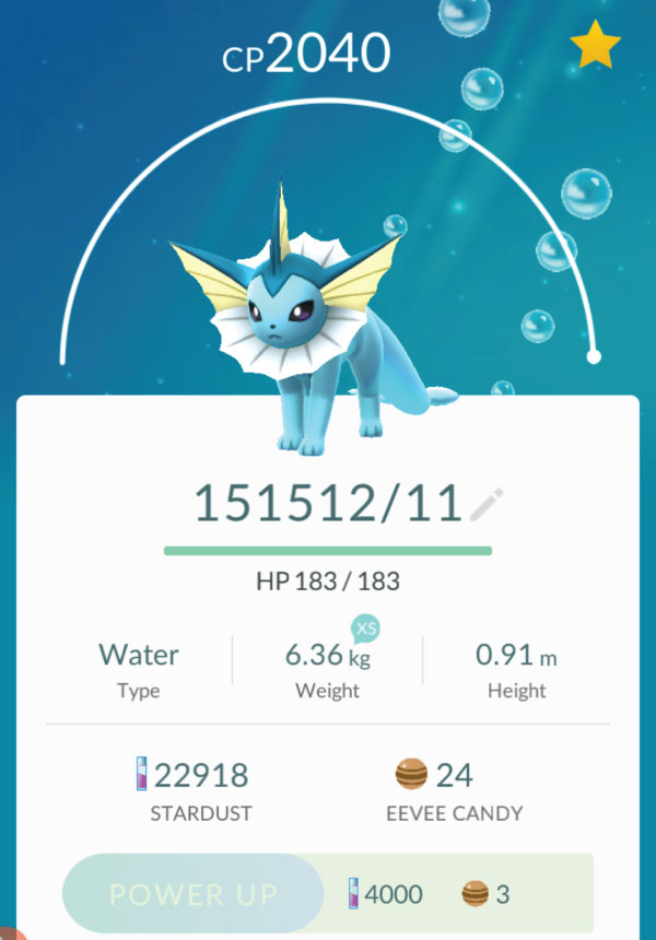 Evolving And Powering Up Pokémon